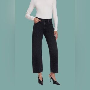 Pistola - Lexi Mid Rise Bowed Straight Jean - Silver Screen